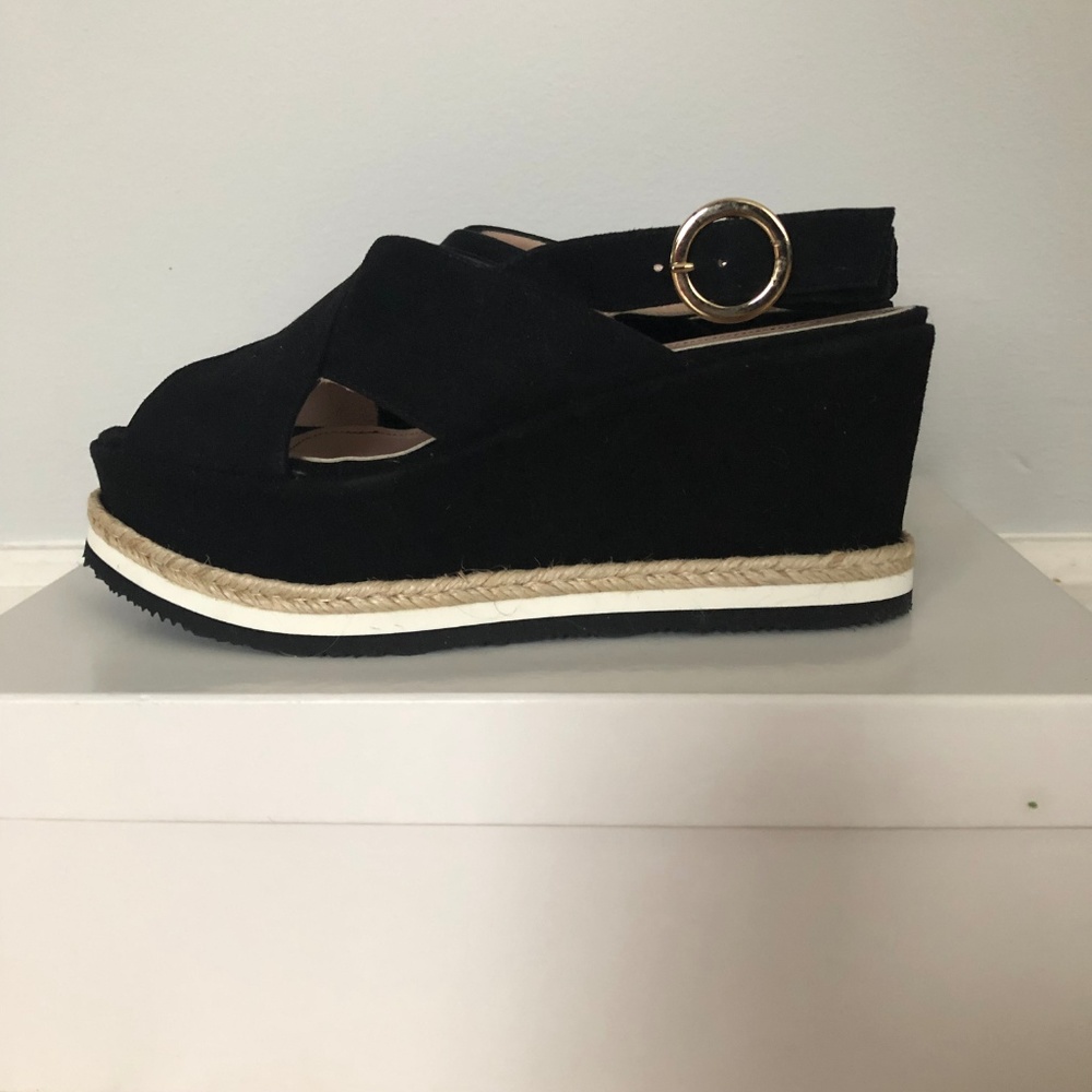 Platform Wedge Espadrille Sandals. Size 7. NIB
